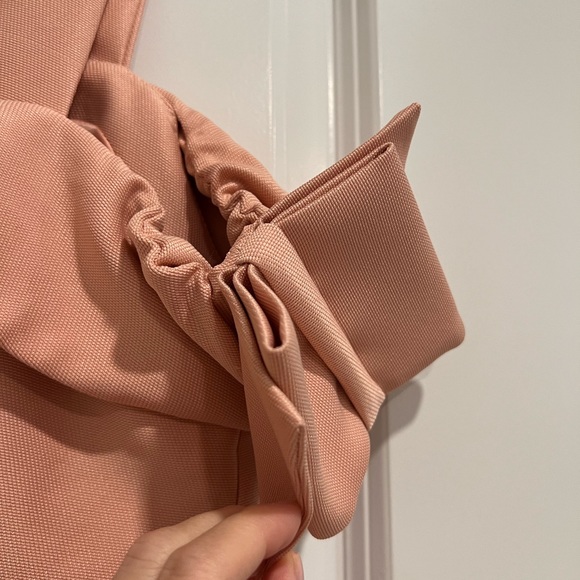 ASOS NWT pink maternity dress with bow - 4 - Picture 4 of 6